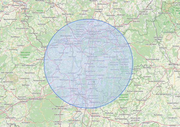 Einzugsgebiet Fleßner Sicherheitsdienst Bewachungen und Sicherheitsdienstleistungen