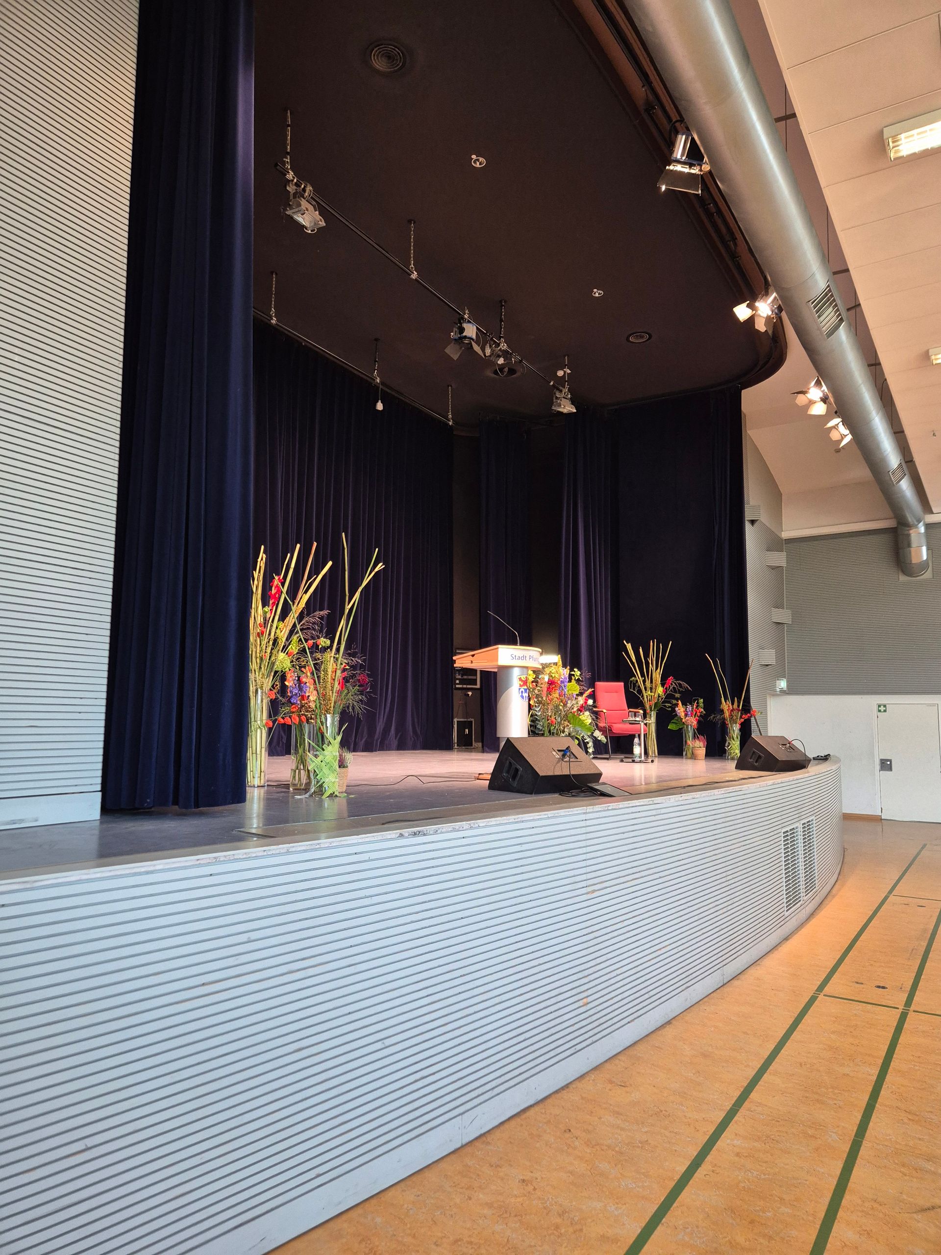 Einlasskontrolle beim Gauck-Besuch in Pfungstadt