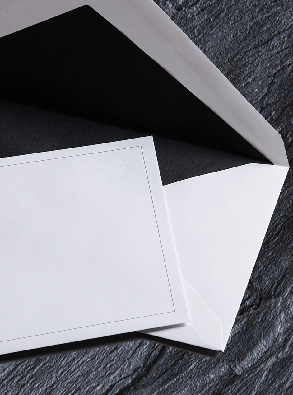 Trauerkuverts Trauerkuvert