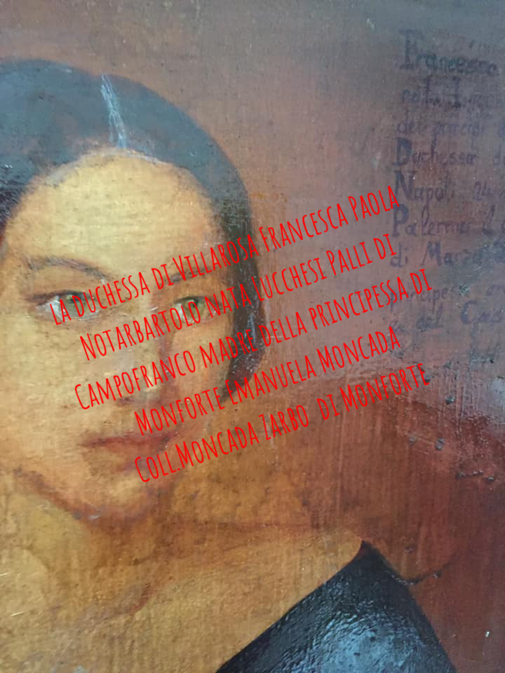 la duchessa di Villarosa, Francesca Paola Lucchesi Palli e Marziani antenata dei Moncada di Monforte