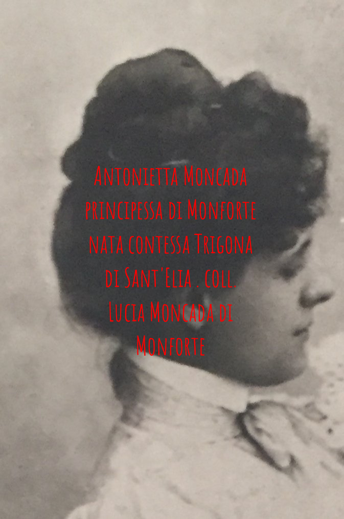 la contessa di Sampieri Ninetta Moncada nata contessa Trigona di Sant'ELia