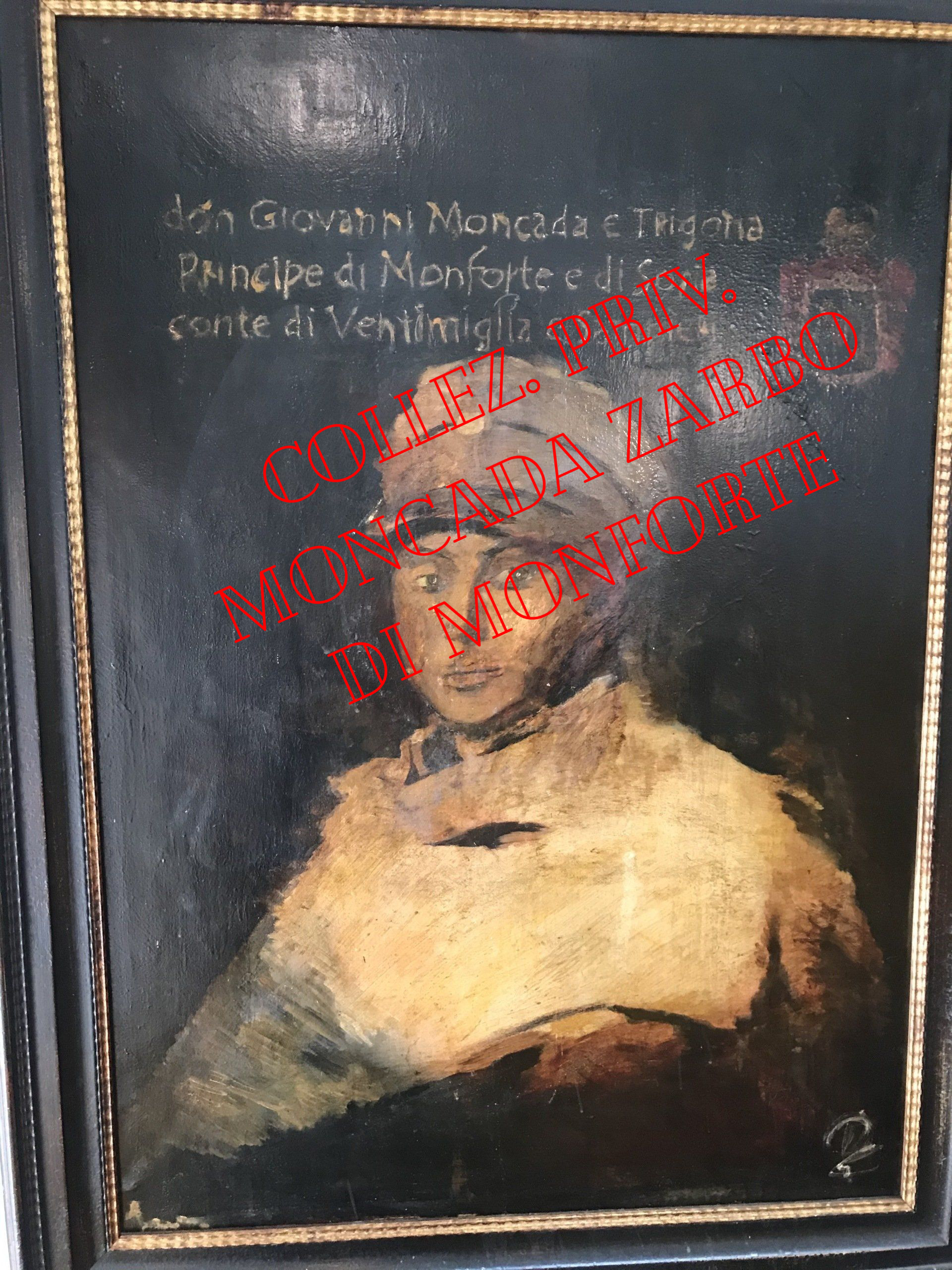 il principe di Sorìa e conte di Ventimiglia