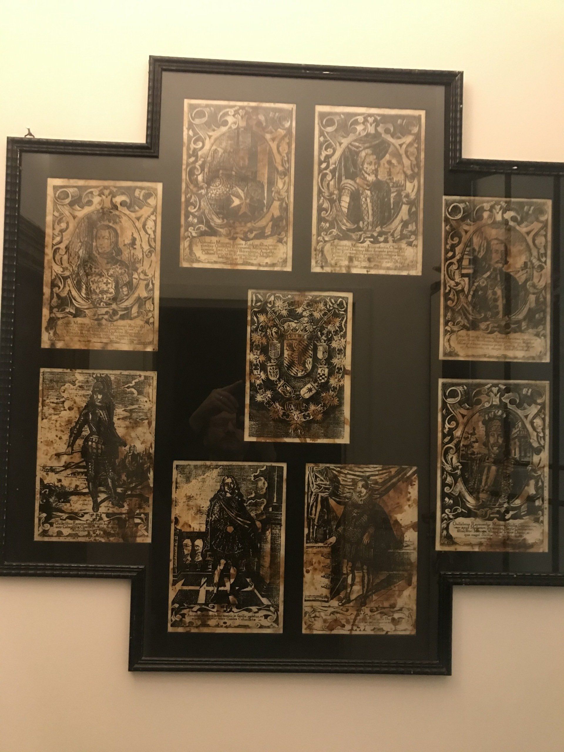 ritratti ad acquaforte di casa Moncada prop. Moncada Zarbo di Monforte (Roma)