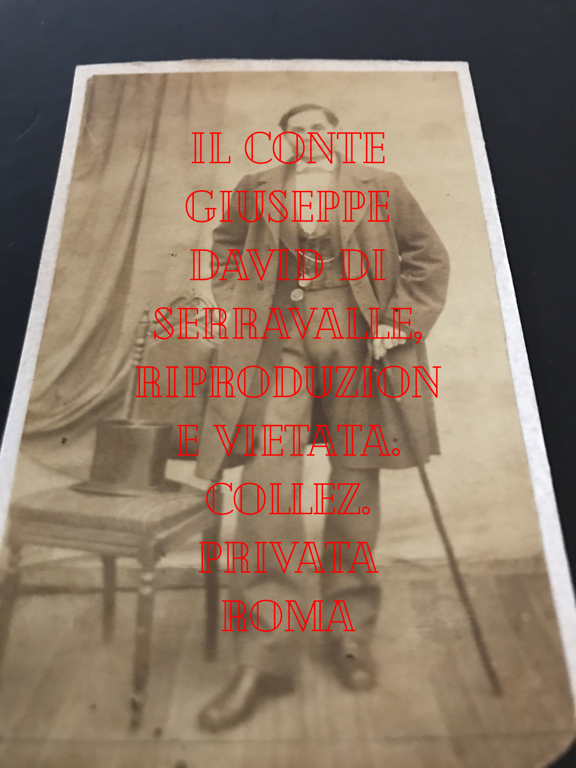 il conte Giuseppe David di Serravalle
