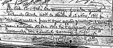 nullità del matrimonio Moncada Arezzo