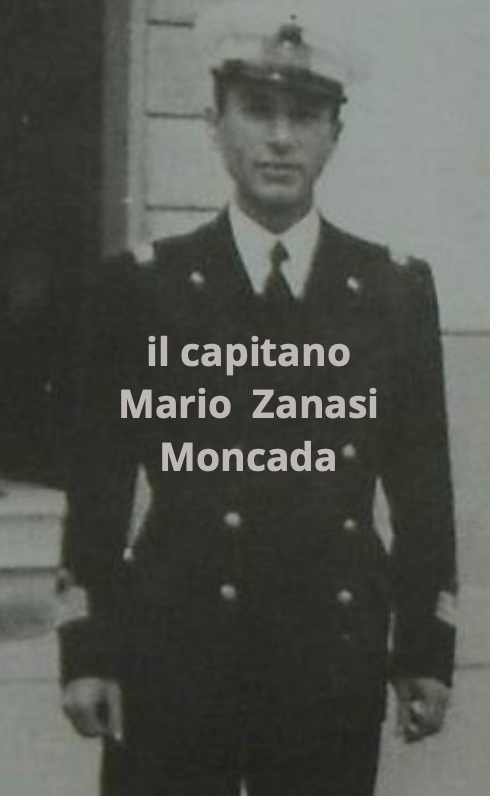 il capitano di porto Mario Zanasi e Moncada