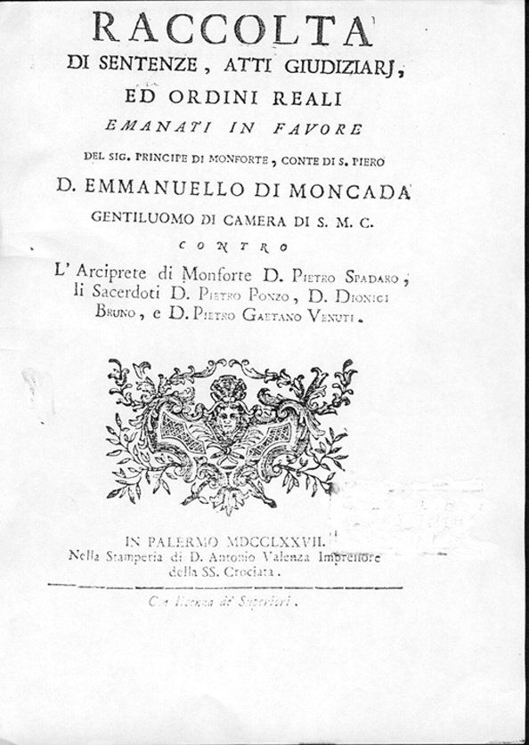 editto Moncada di Monforte