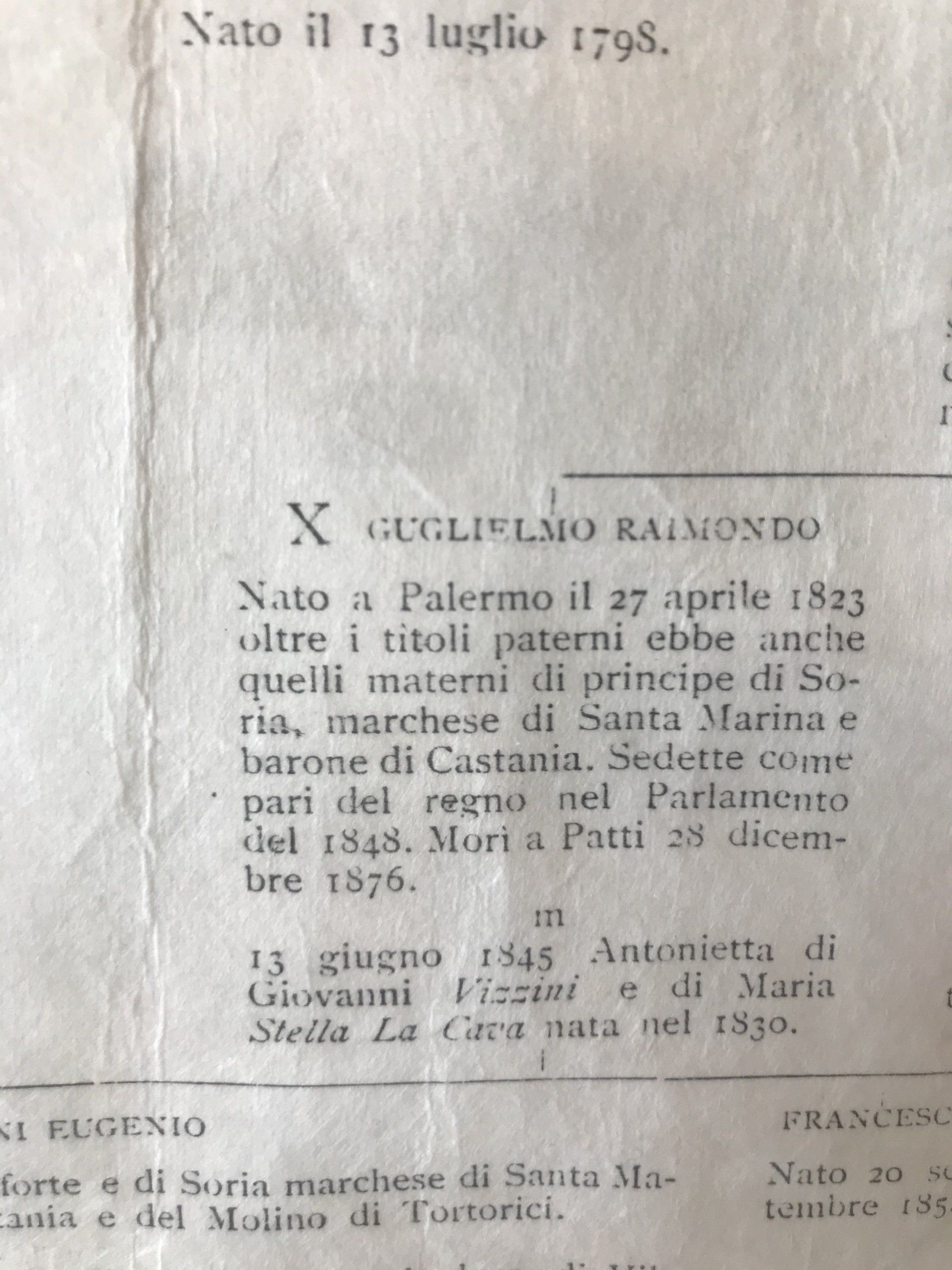 successione a casa Ventiglia di Castelbuono Galletti di Sorìa Perpignano di Buonriposo in casa Moncada di Monforte