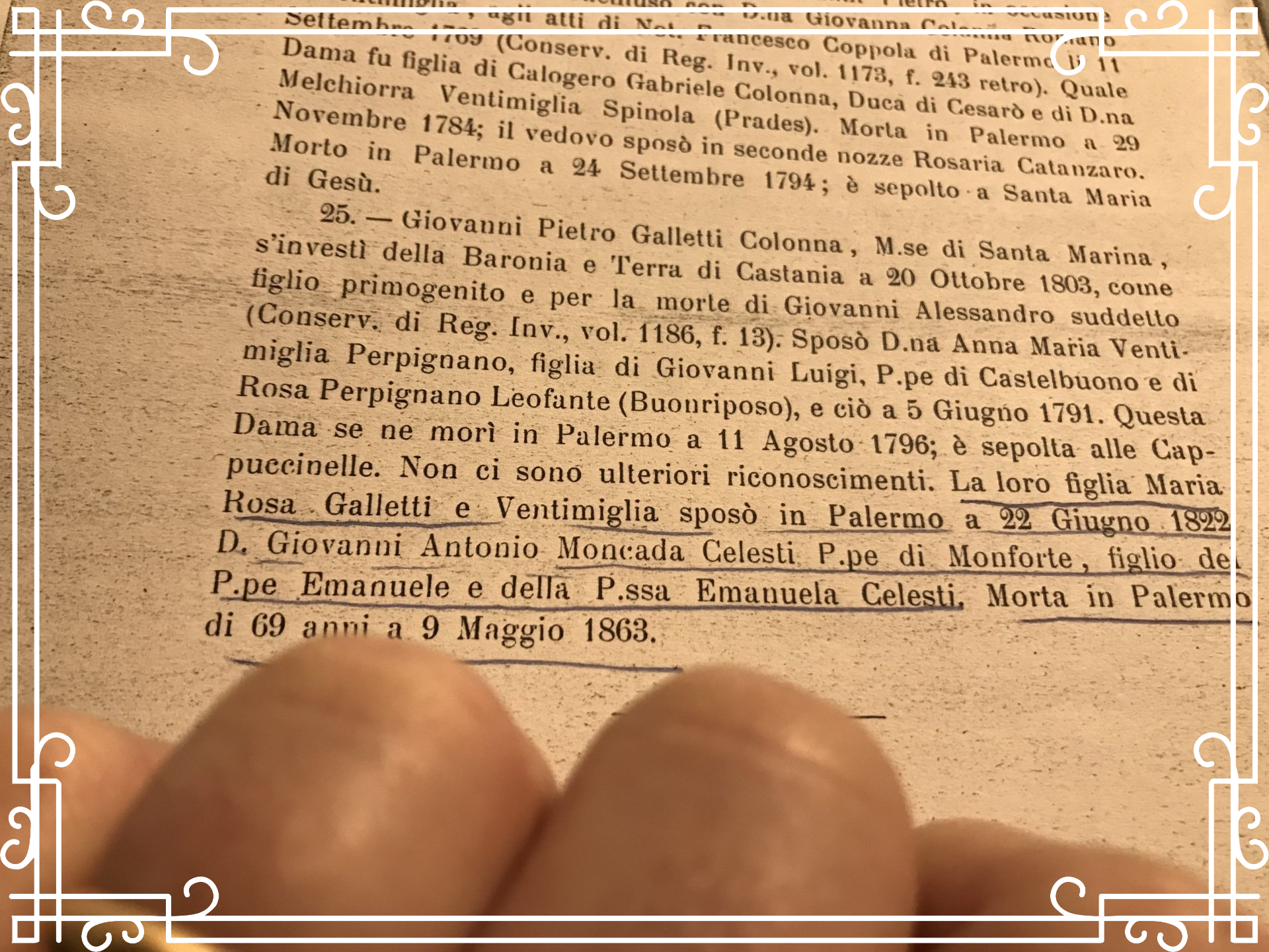 successione Galletti Ventimiglia Moncada di Monforte