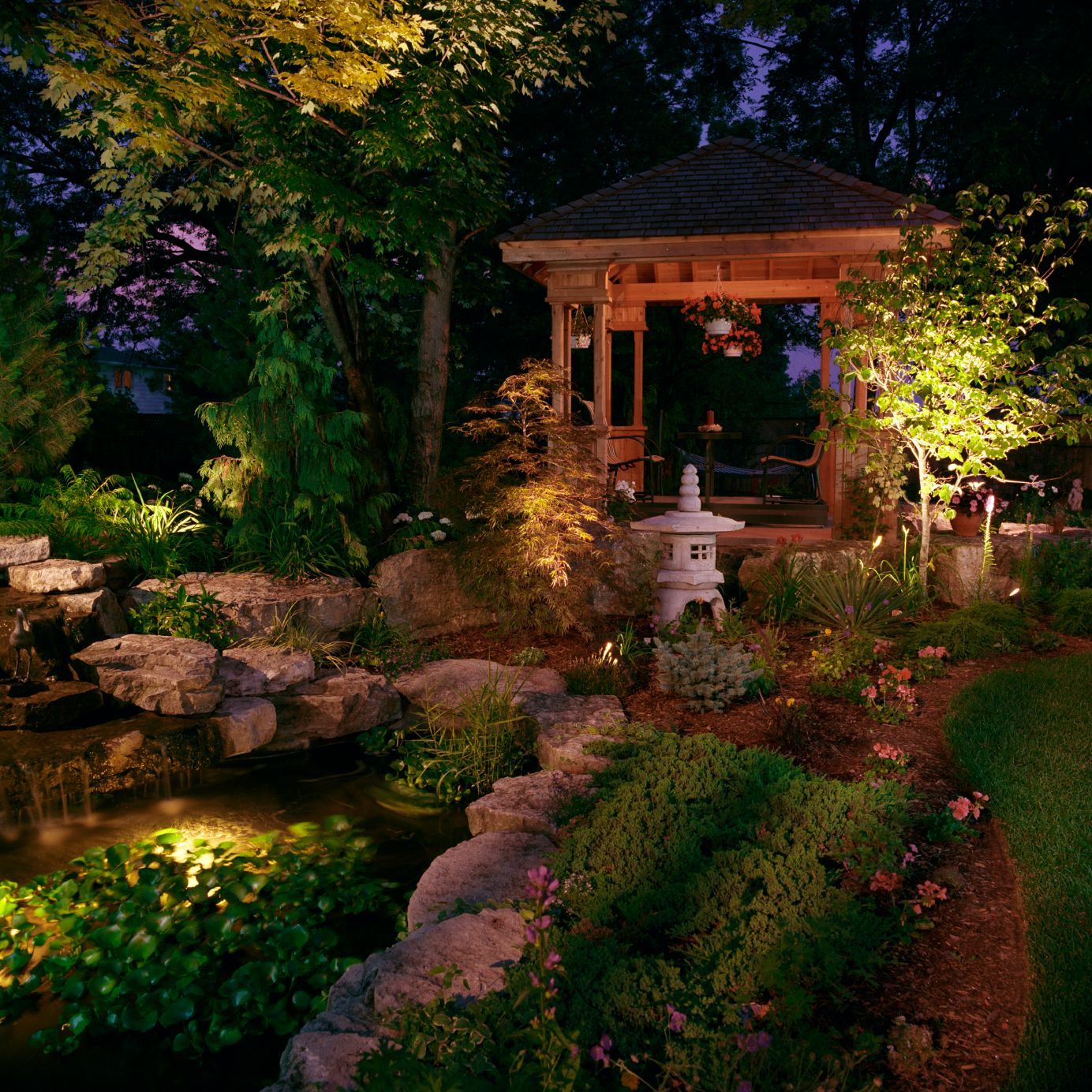 Gartenbeleuchtungsanlagen