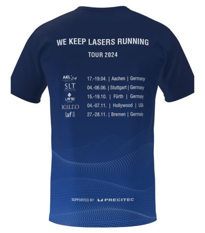 copyright by Precitec, Shirt WeKeepLasersRunning