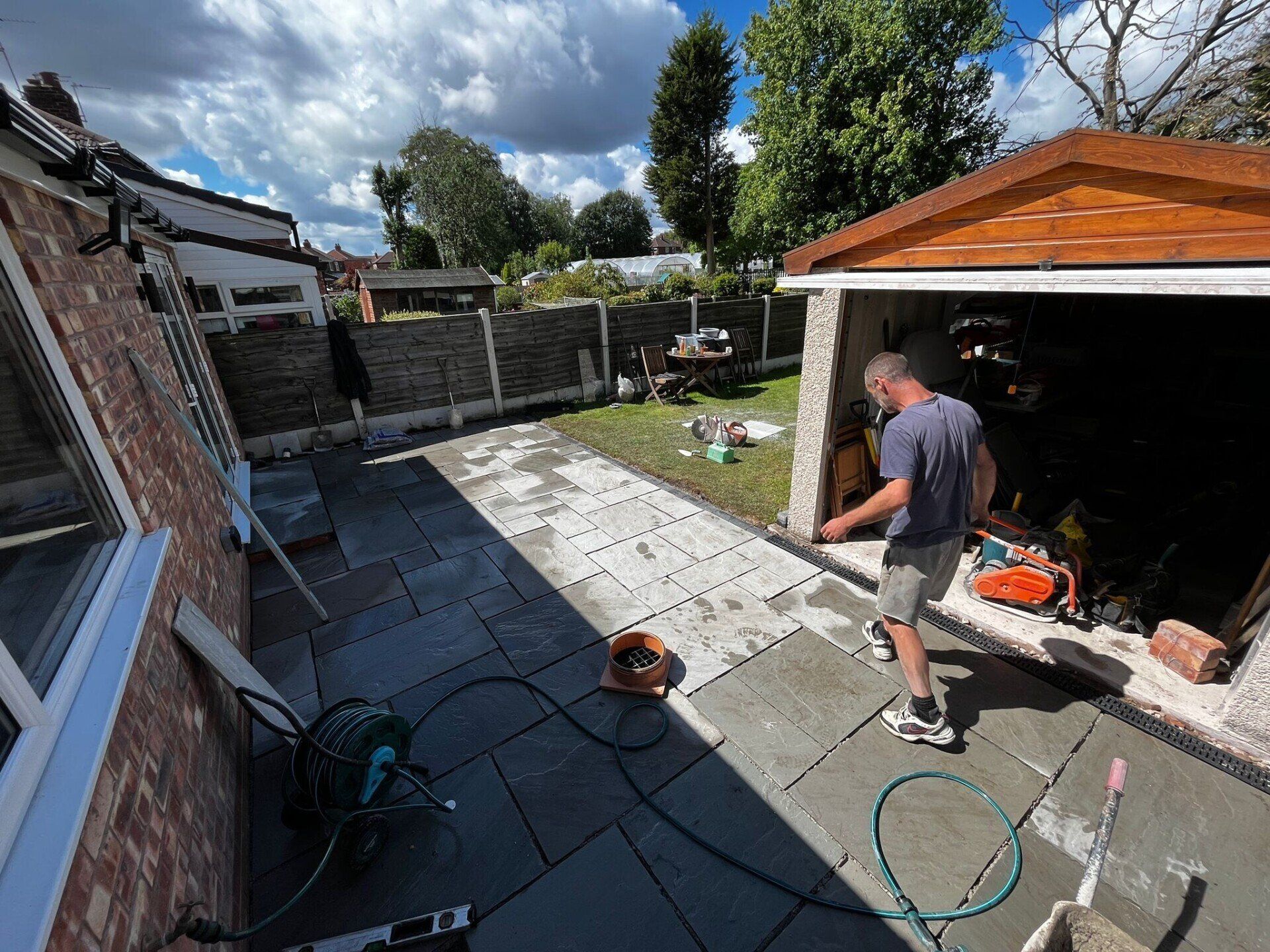 driveway cleaning and restoration in Salford