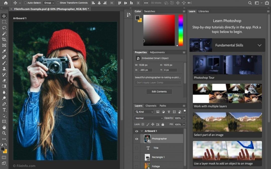 Requisitos de una Computadora para Photoshop