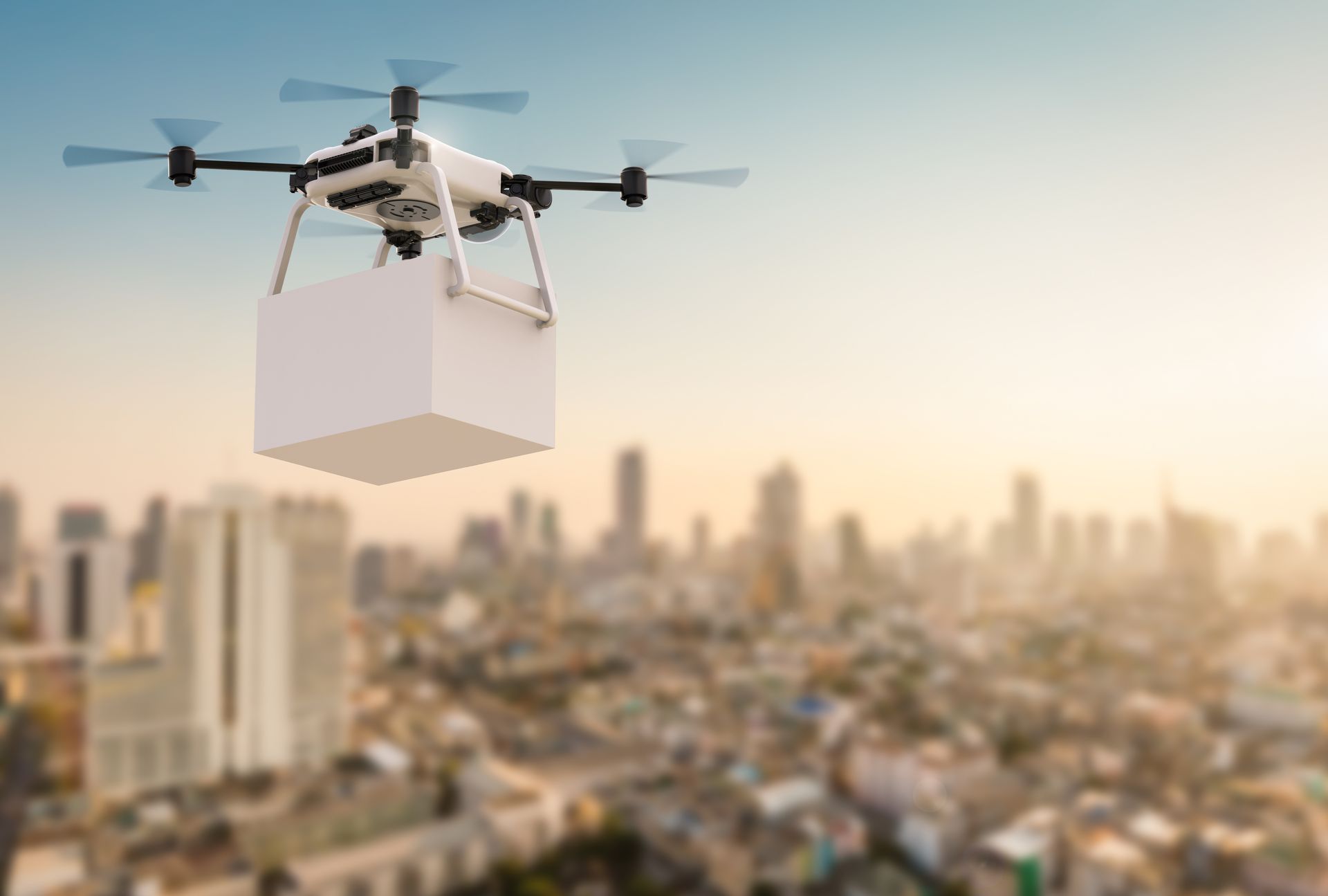 Drone drop delivery uses pyrotechnic actuators