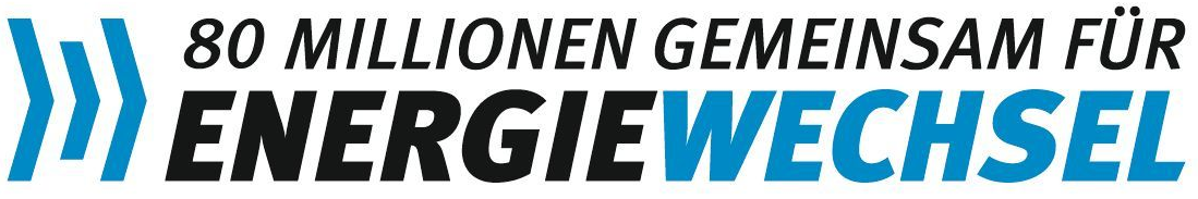 Logo der Informationskampagne 80 Millionen gemeinsam für Energiewechsel