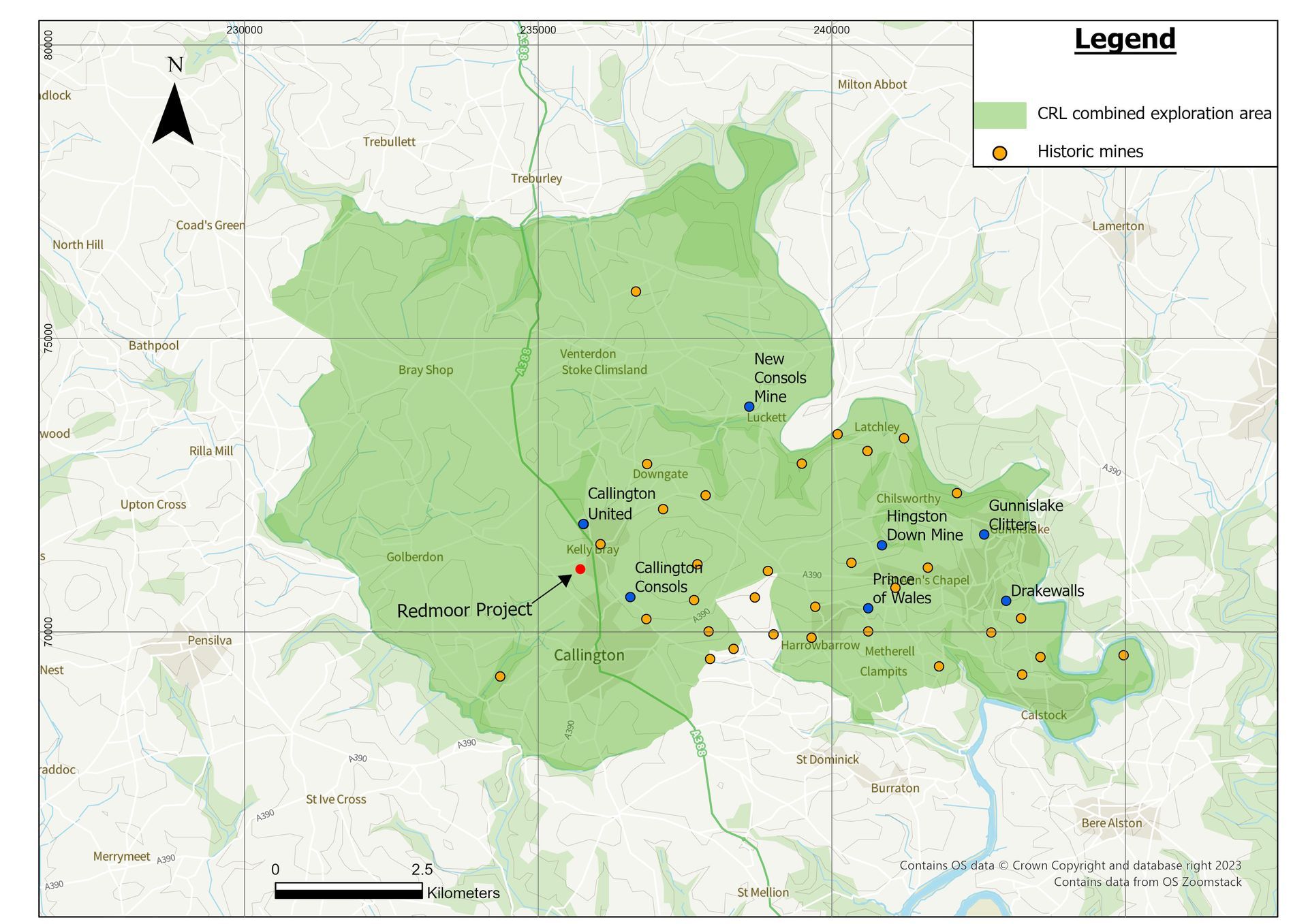 Combined CRL Exploration Area Combined CRL Exploration Area