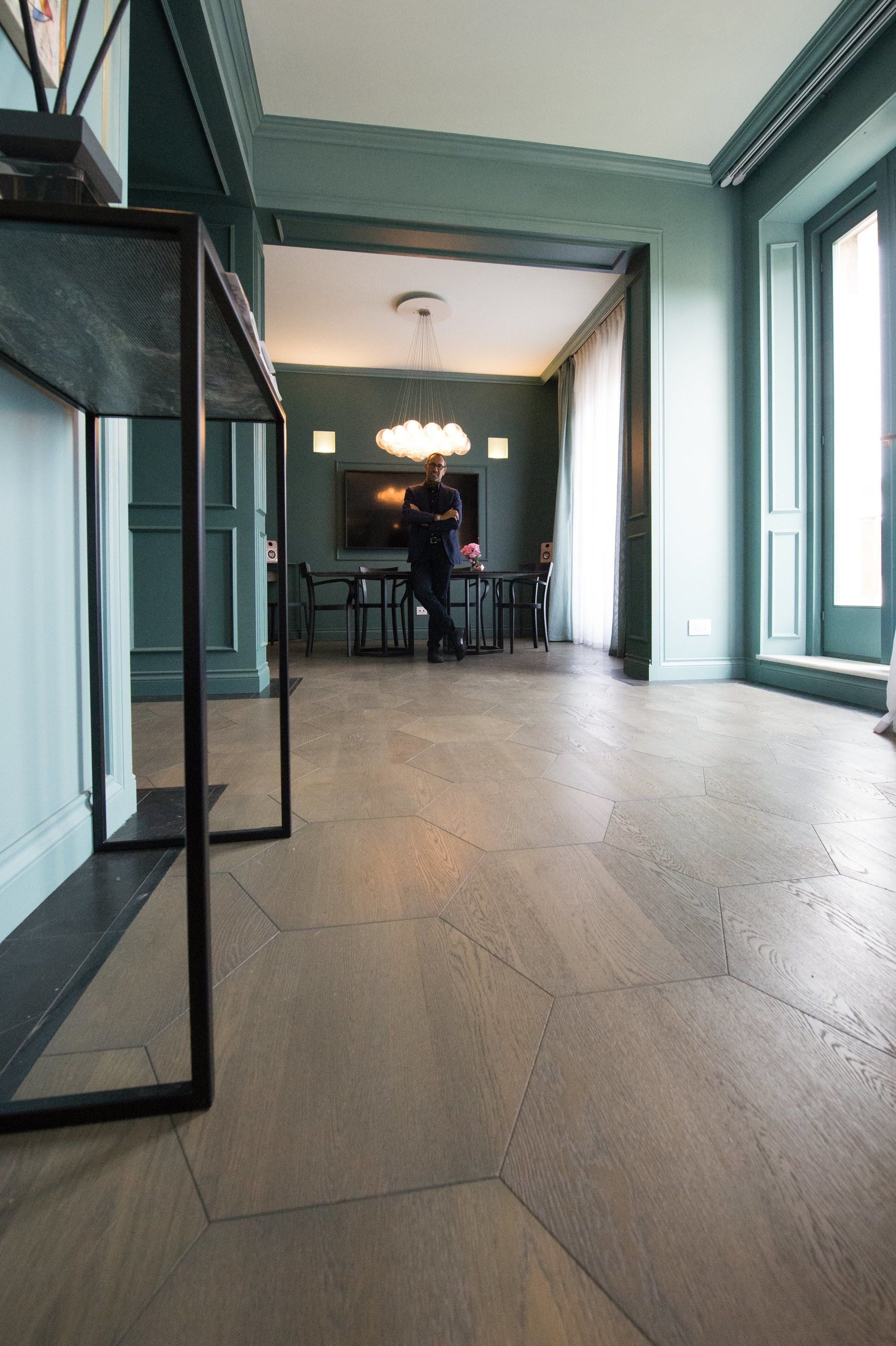 parquet esagonale