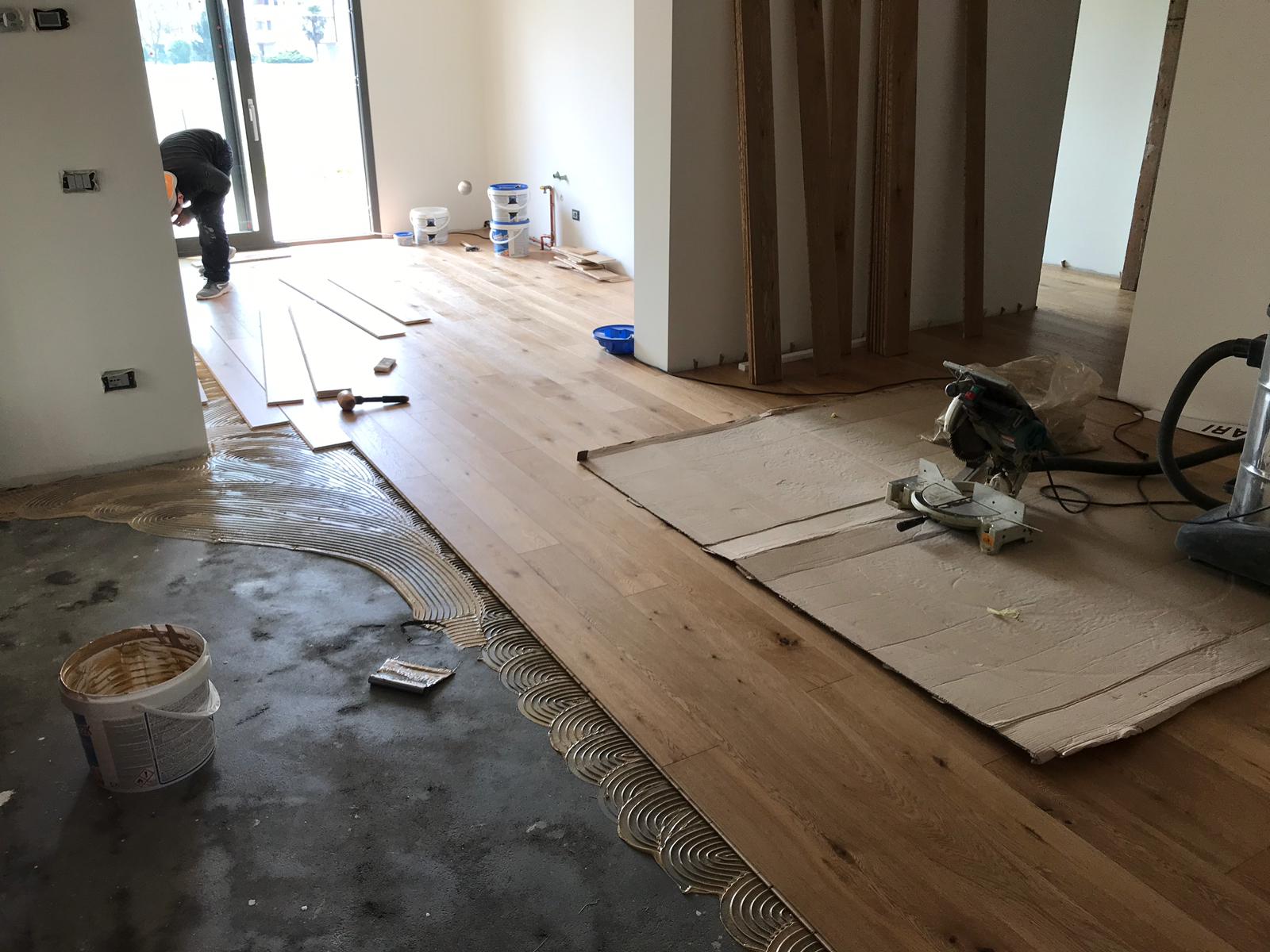 posa parquet listoni