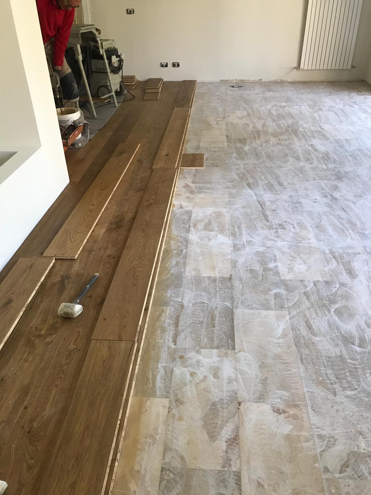 posa parquet listoni