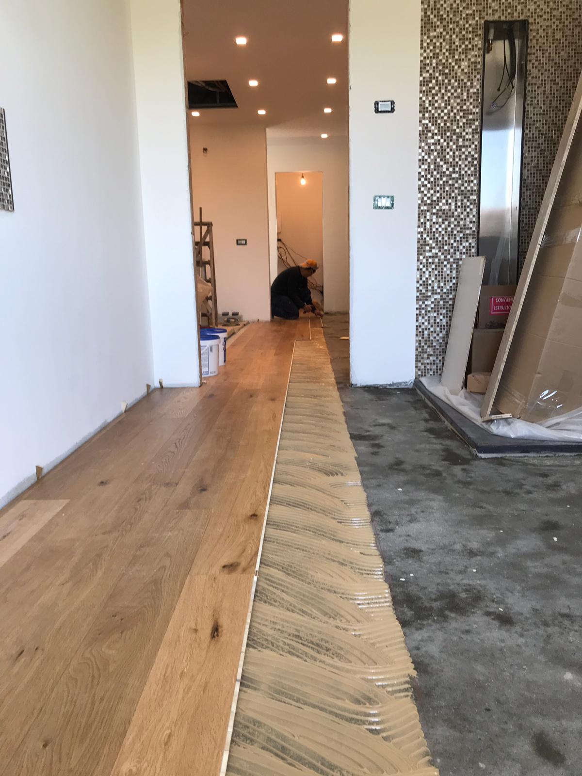 posa parquet listoni