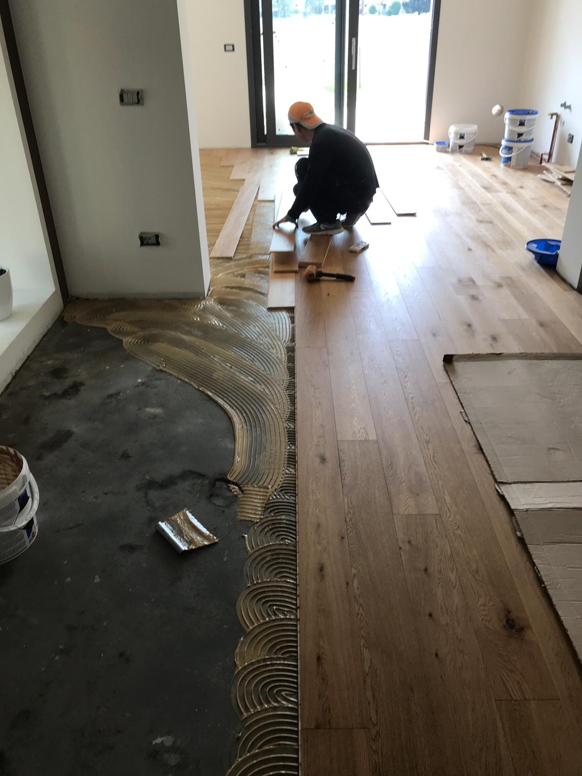 posa parquet listoni