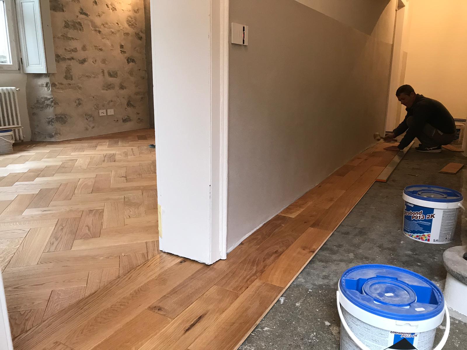 Parquet prefinito massiccio