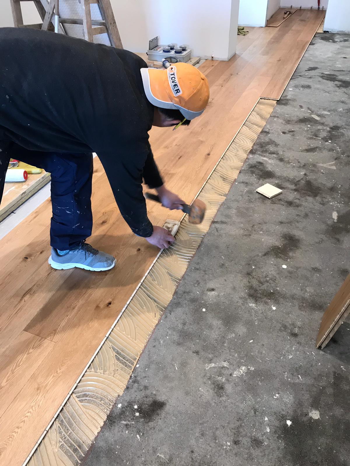 posa parquet listoni