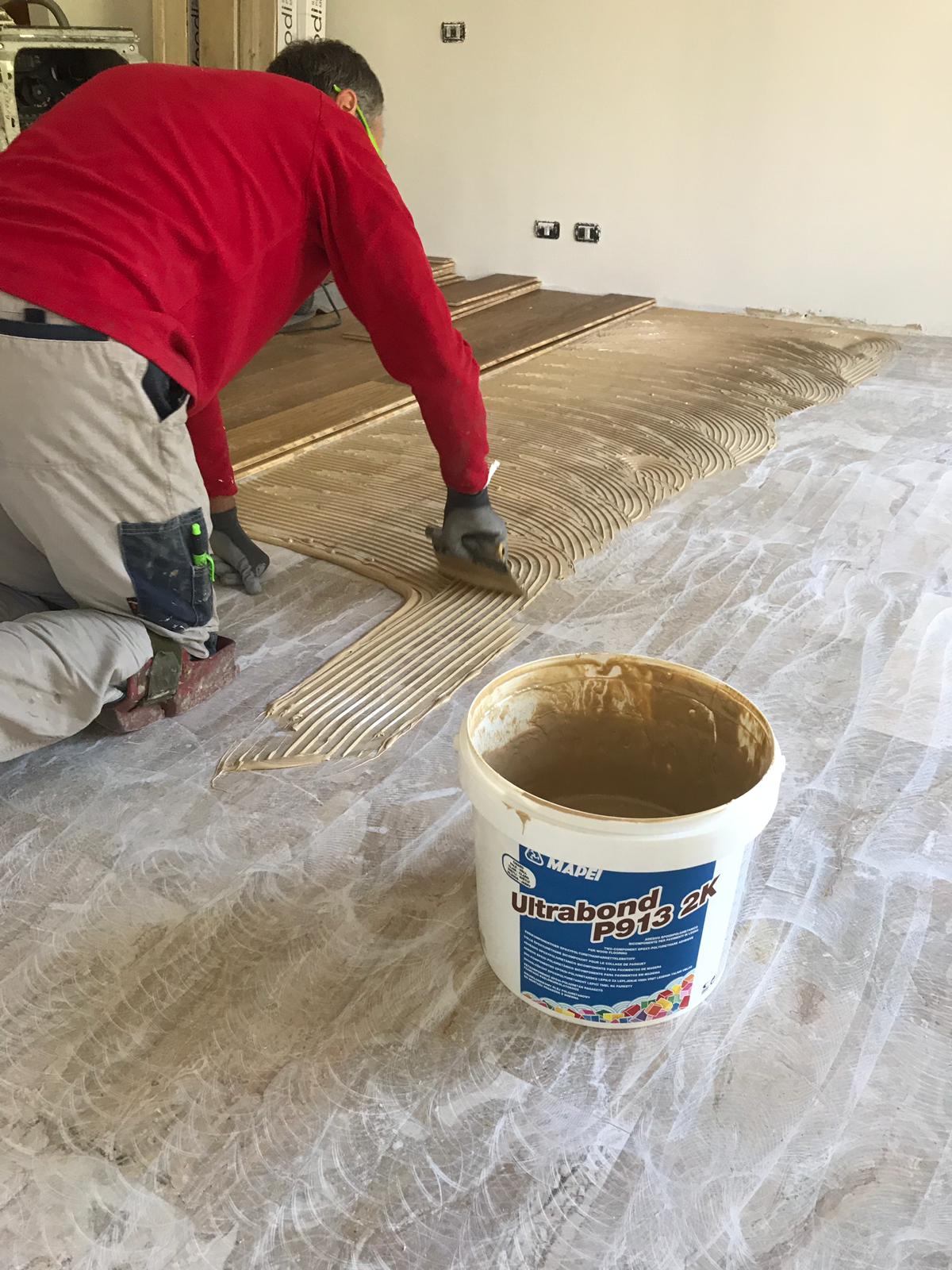 posa parquet listoni