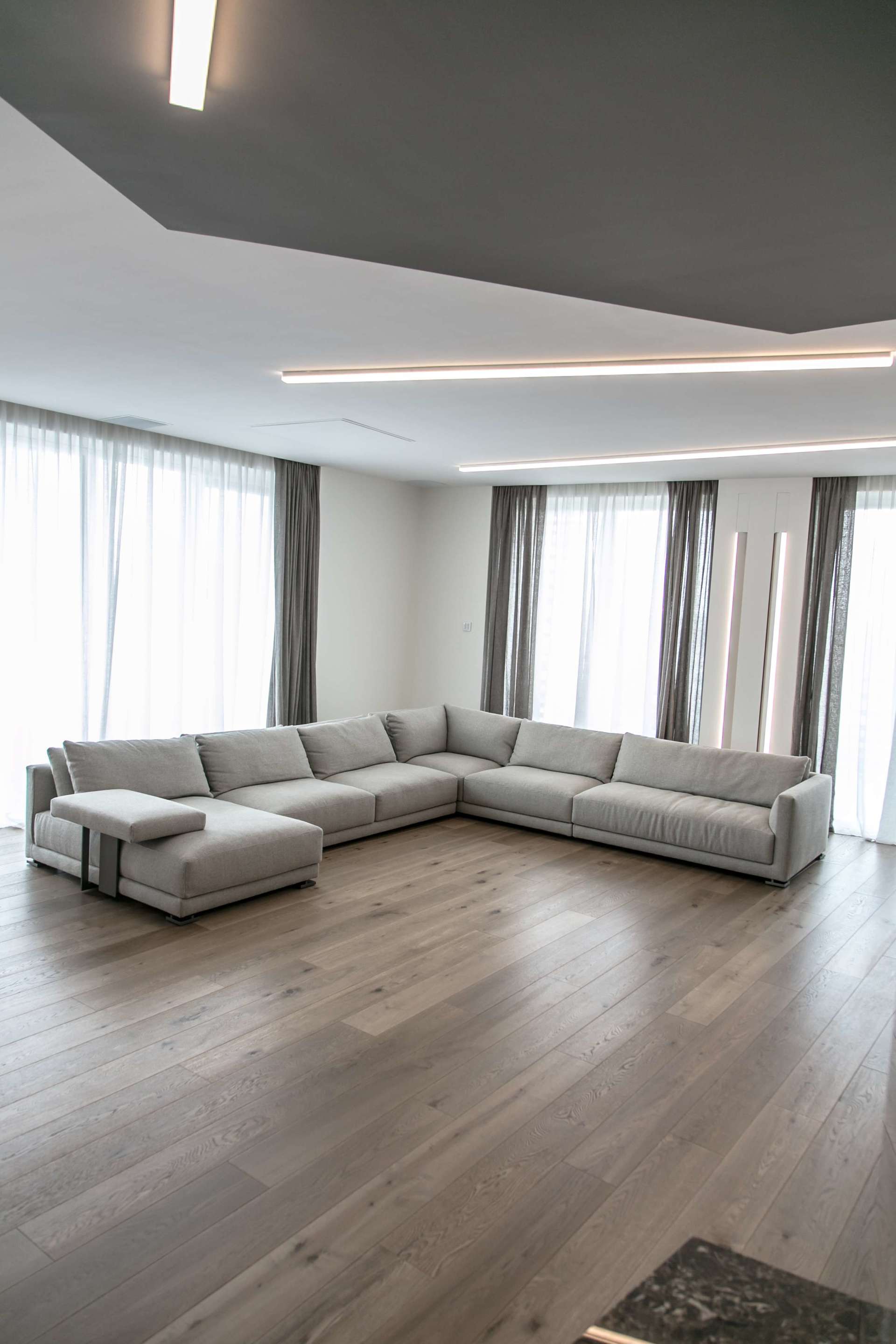 soggiorno in parquet