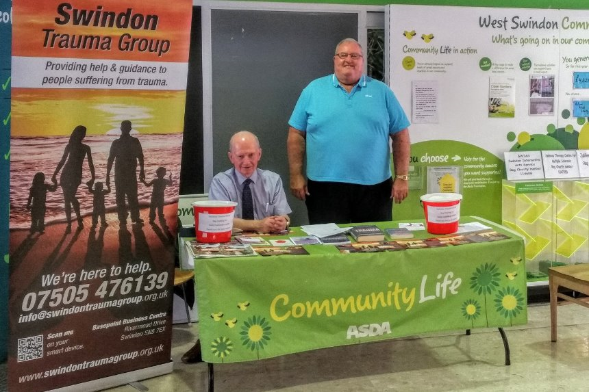 Dick & Rob manning the STG Stand at ASDA West Swindon