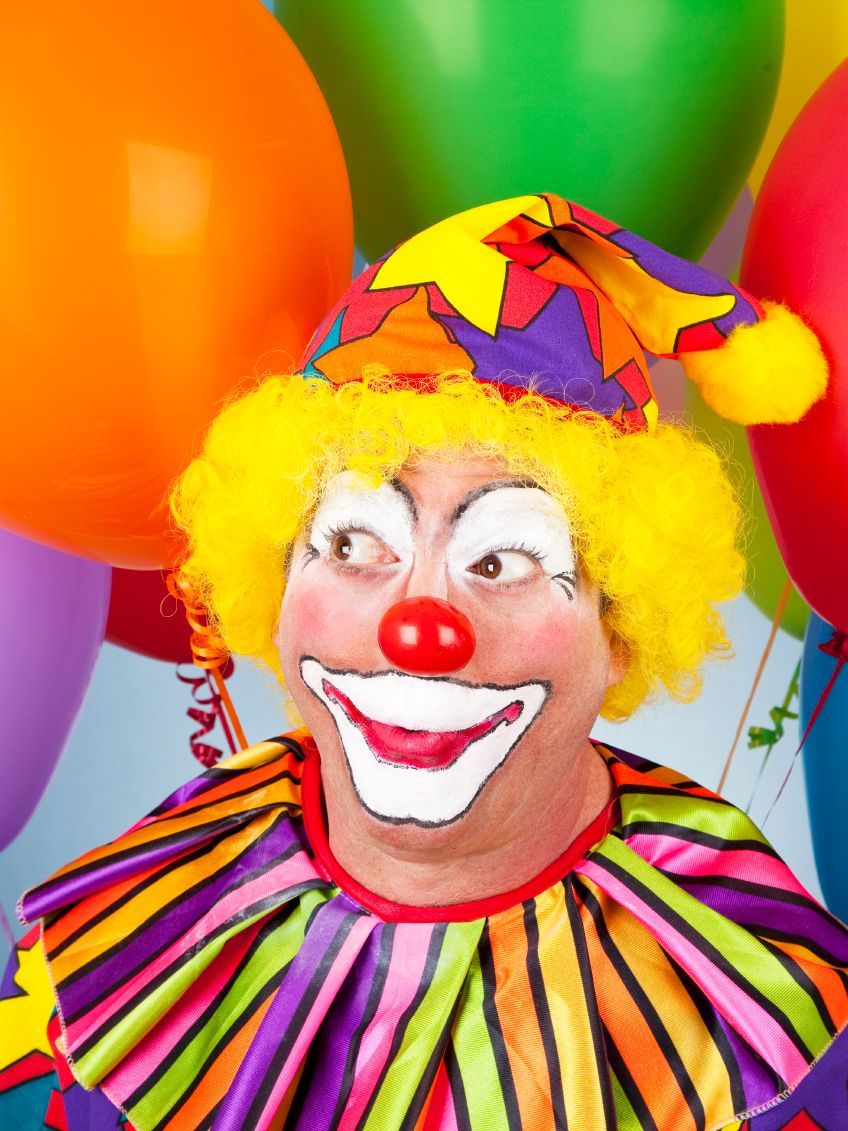Animation anniversaire, clown