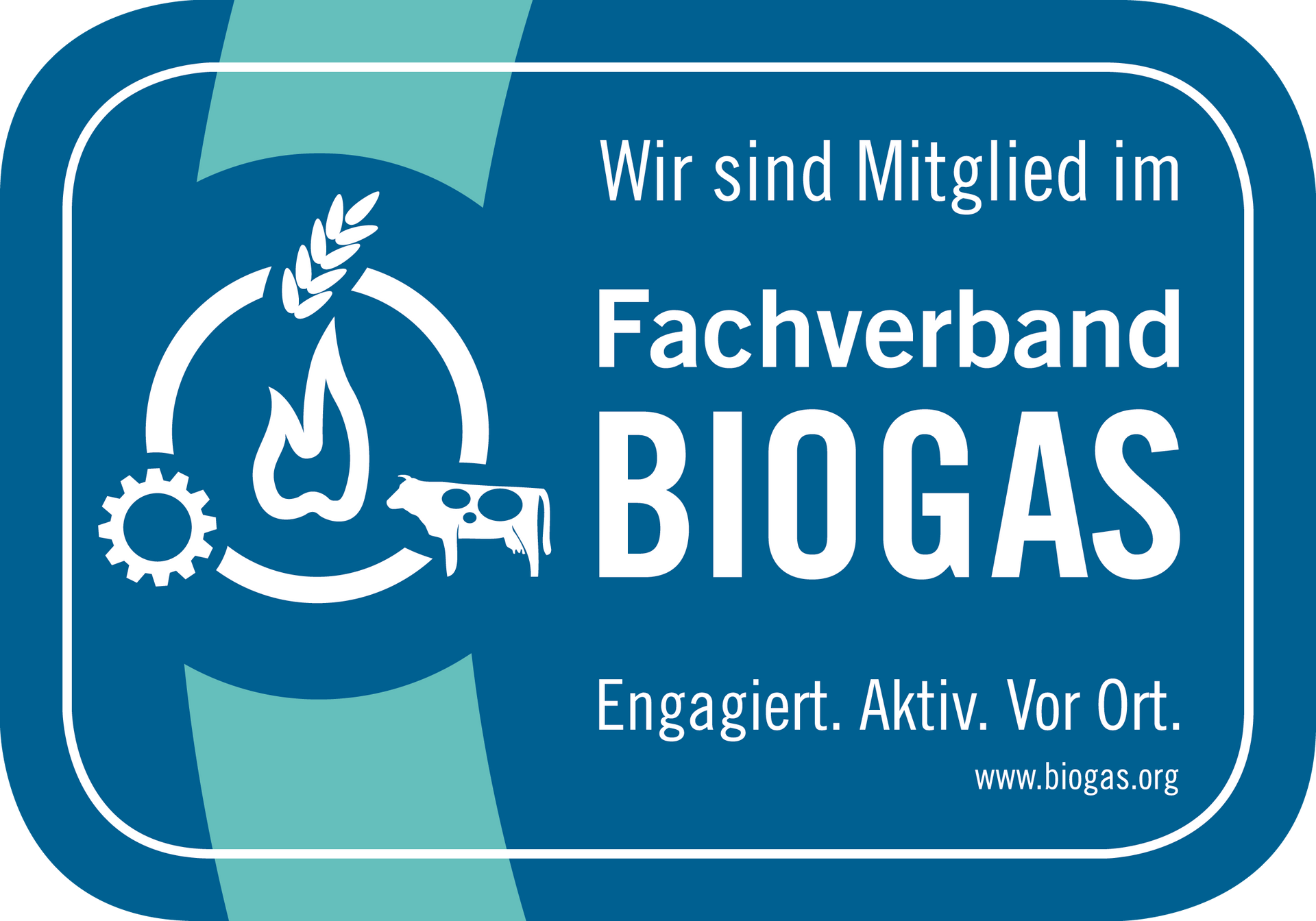 Wir sind Mitglied im Fachverband Biogas