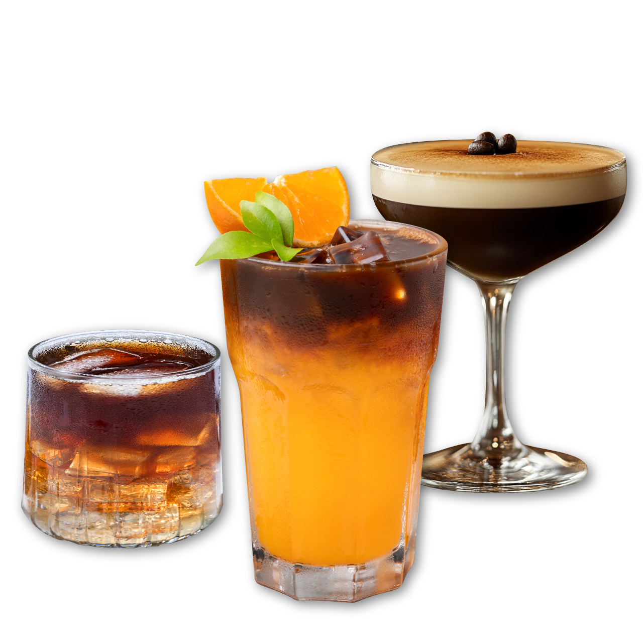 Signature Drinks Übersicht Signature Drinks zubereitet mit den Premium Espressos und Kaffees von Covvi