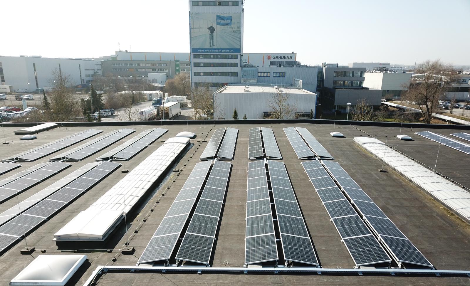 279,48 kWp Photovoltaikanlage Sanacorp Ulm erbaut von KOCO Energy AG