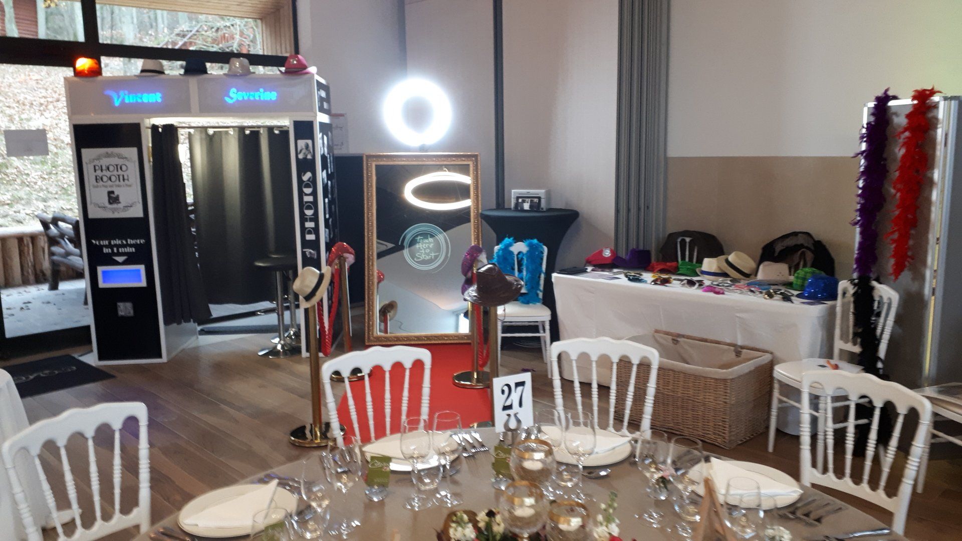 Bornes photos miroir & photomaton sur Paris