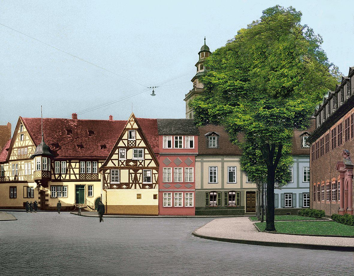 Schlossplatz früher