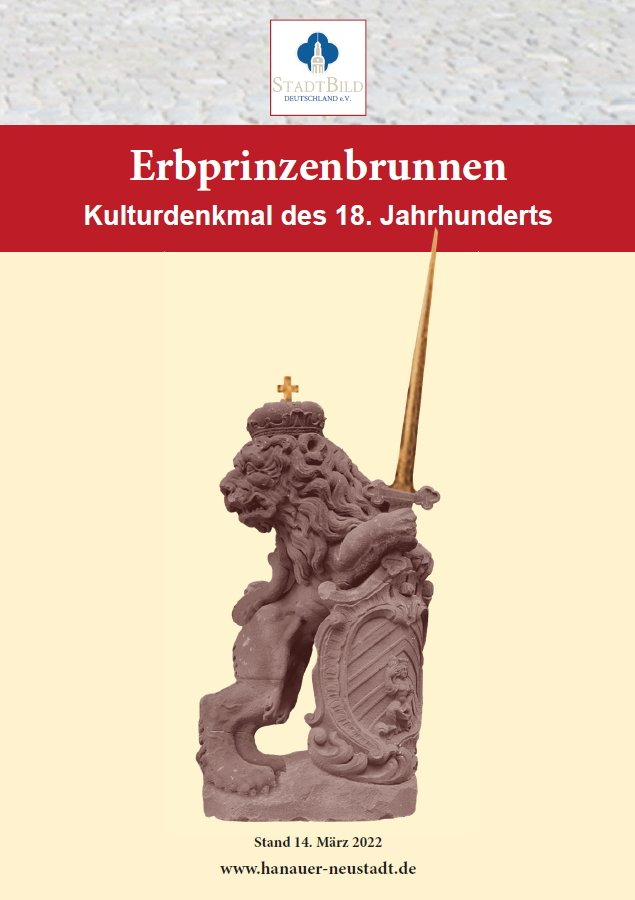 Broschüre Erbprinzenbrunnen, Broschüre Röhrenbrunnen