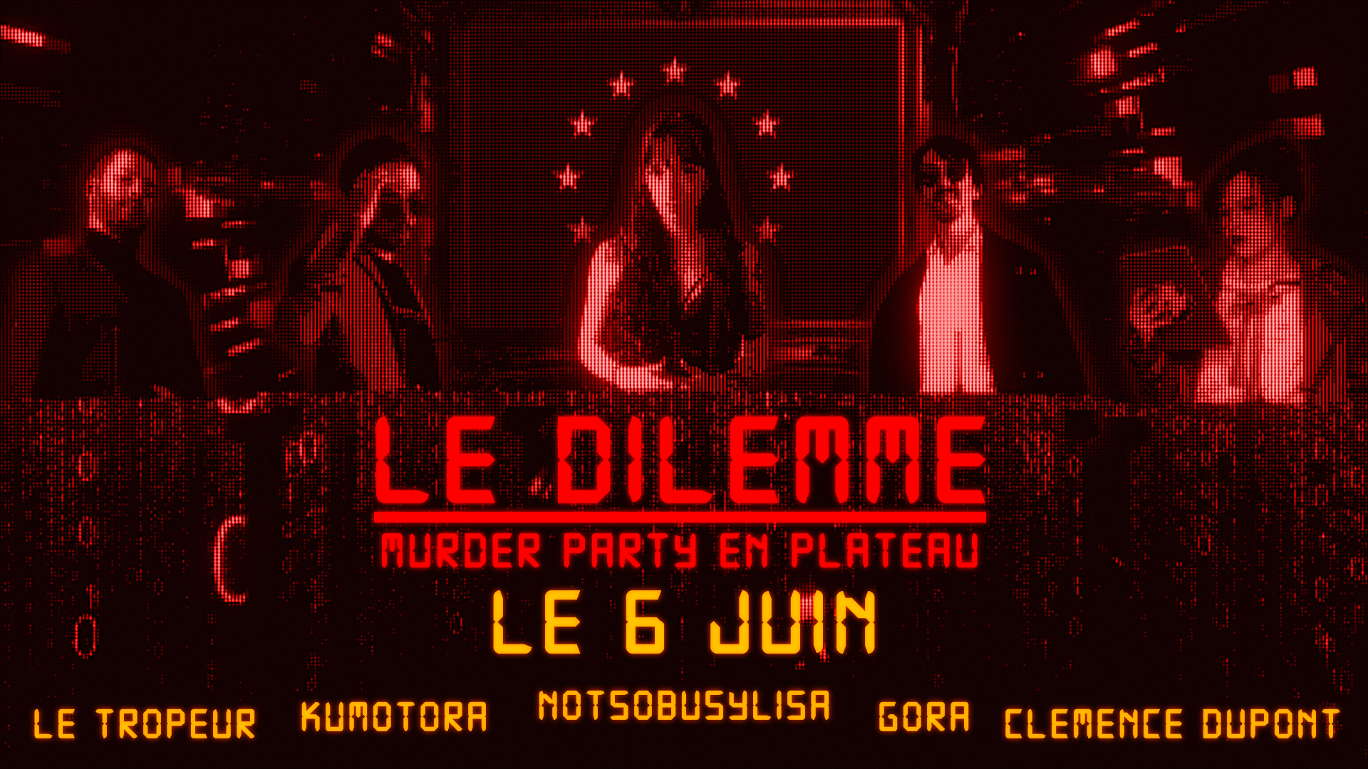 Le Dilemme, Murder Party Actual Play en live sur Twitch
