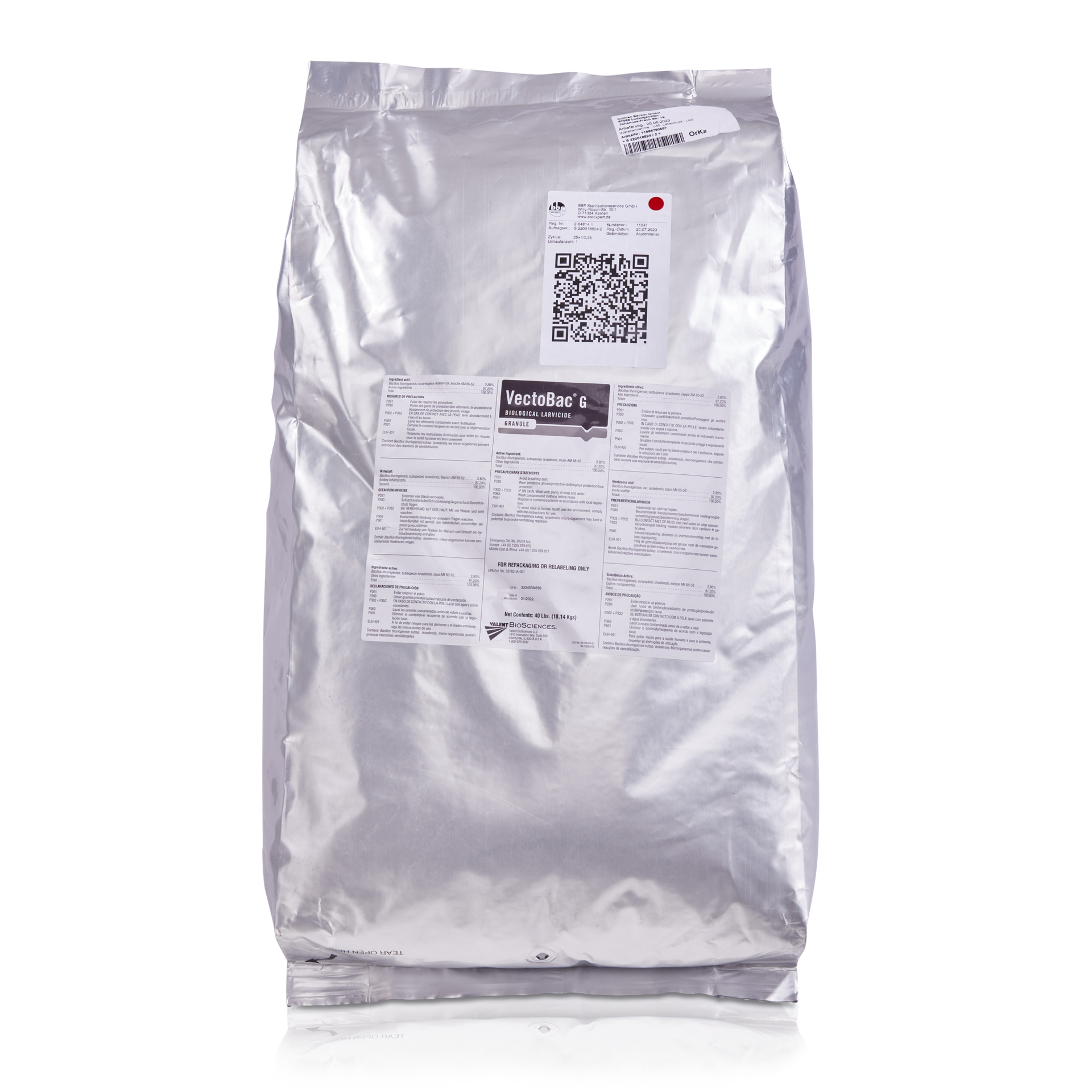 Produktbild von VectoBac G der Culinex Becker GmbH.