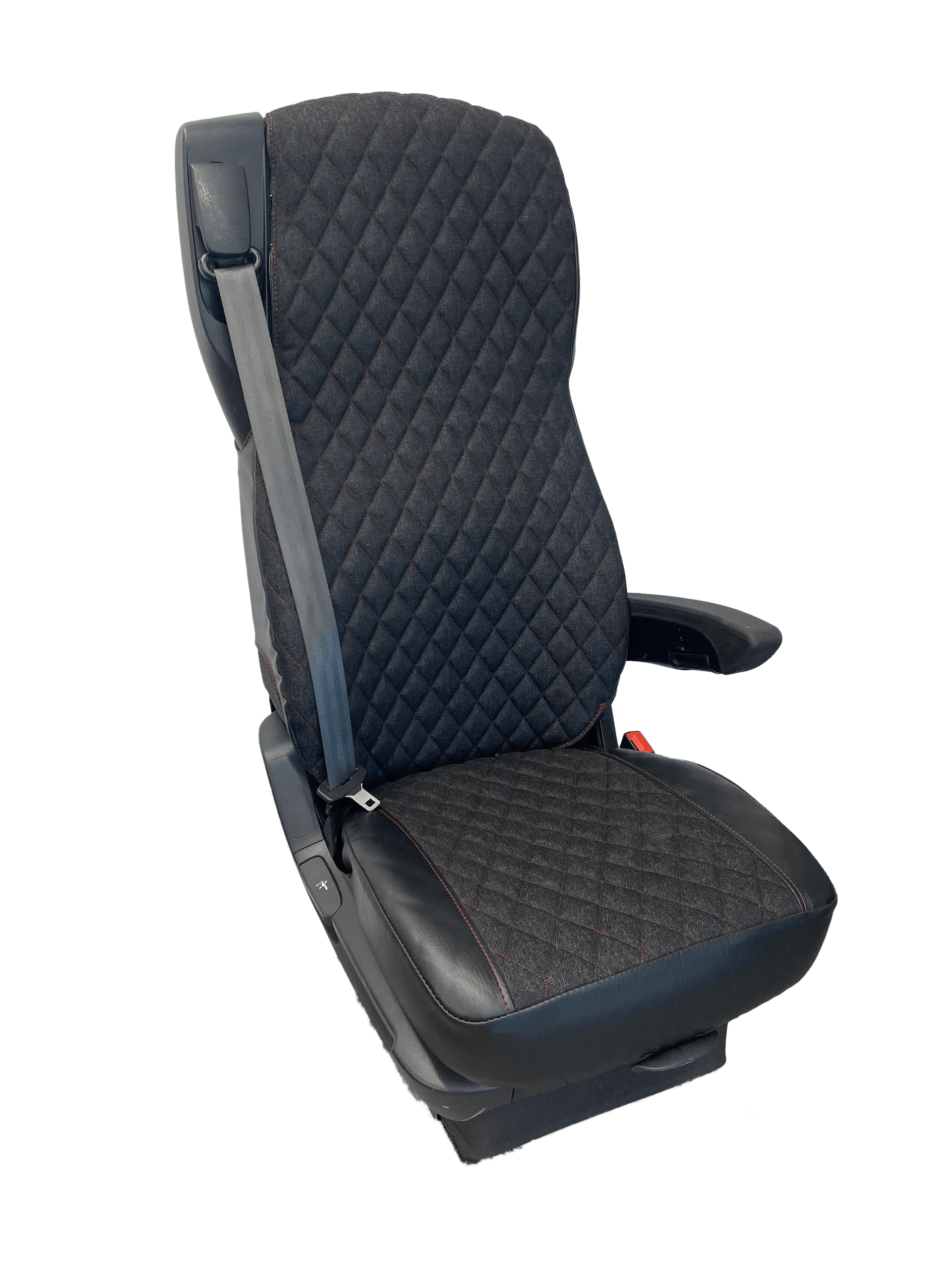 Housses Marchal jean noir sur camion DAF