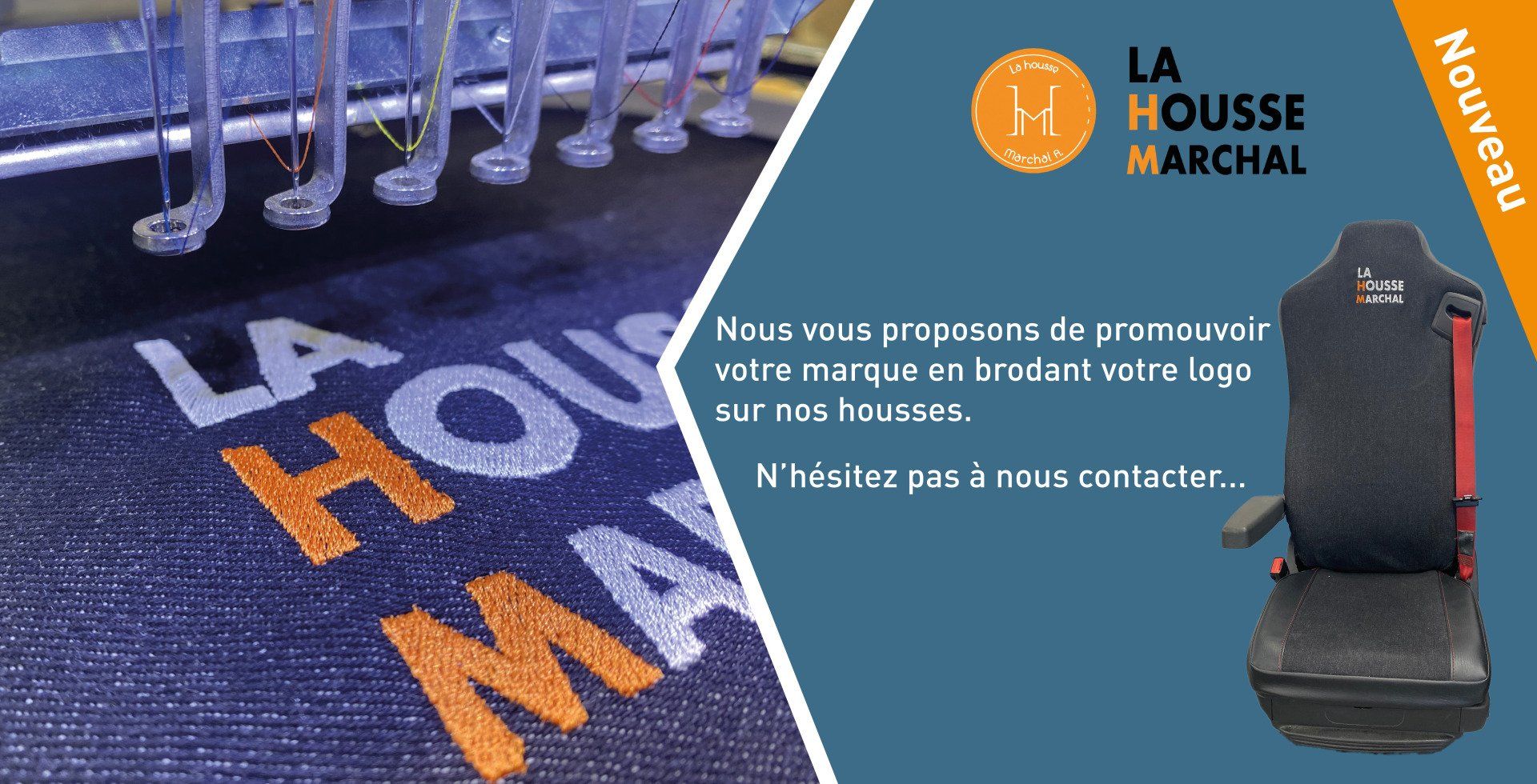 La housse Marchal broderie