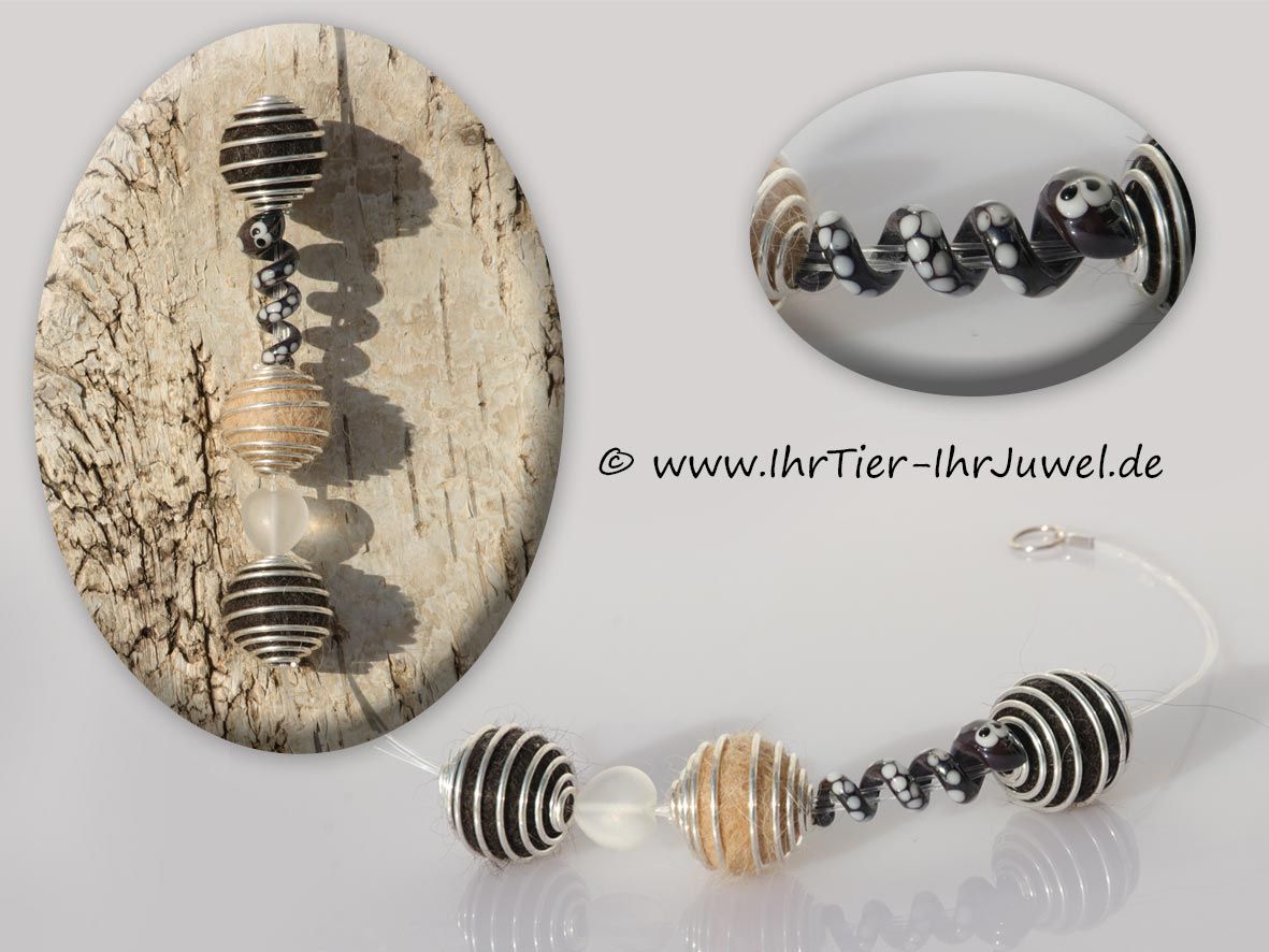 Anhänger mit Hundehaaren Geschenk für Tierarzt