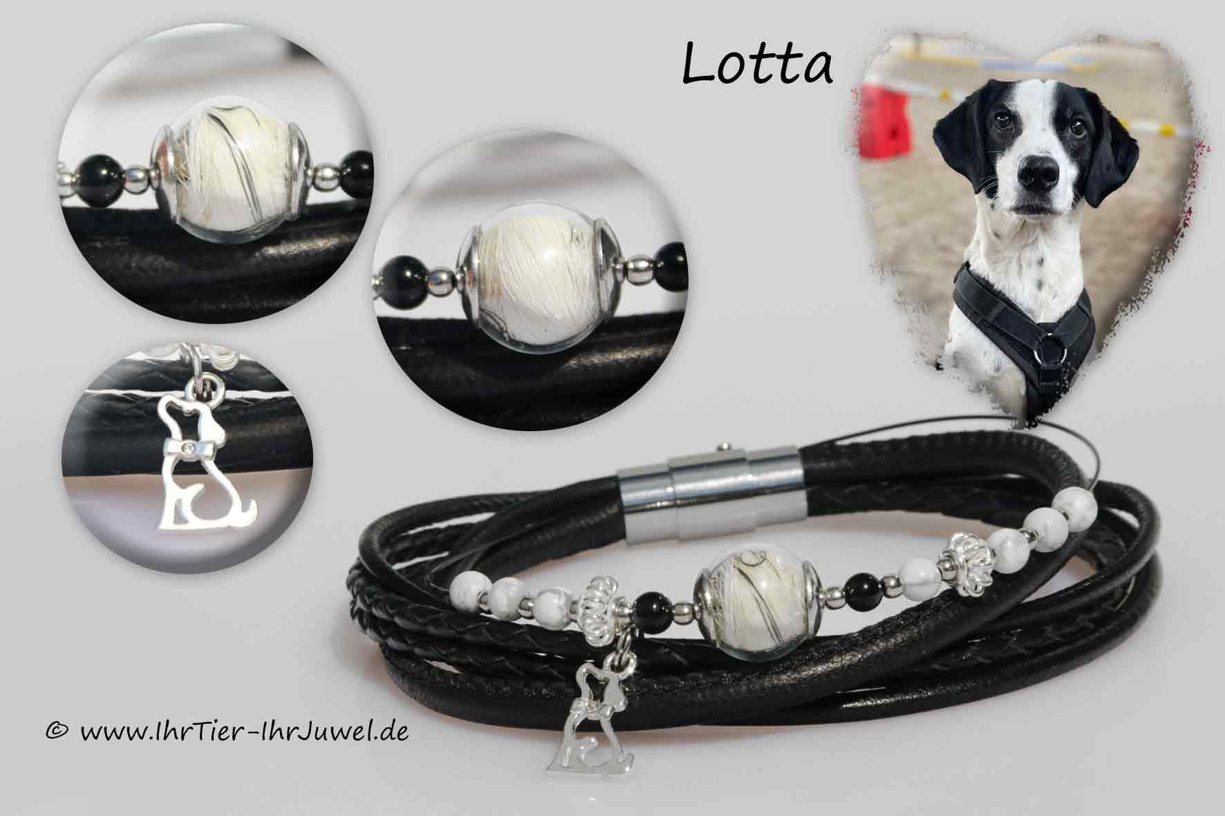 Armband Hundehaare Schmuck aus Tierhaaren Felljuwelen