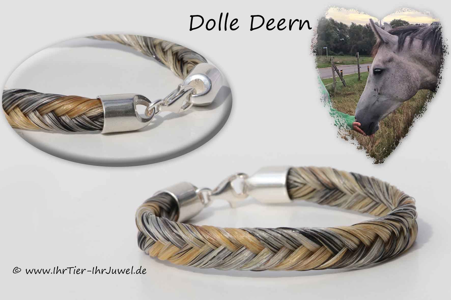 Armband aus Pferdehaaren Armband Schweifhaar Equistrian