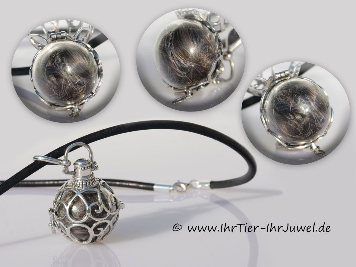 Engelsrufer mit Menschenhaar Schmuck aus Menschenhaaren