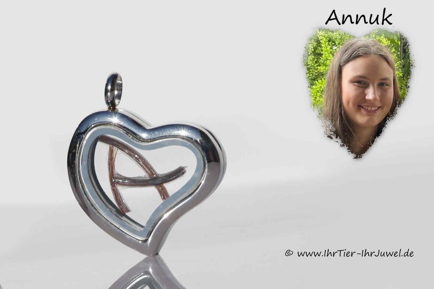 Erinnerung an Verstorbene Schmuck aus Menschenhaaren