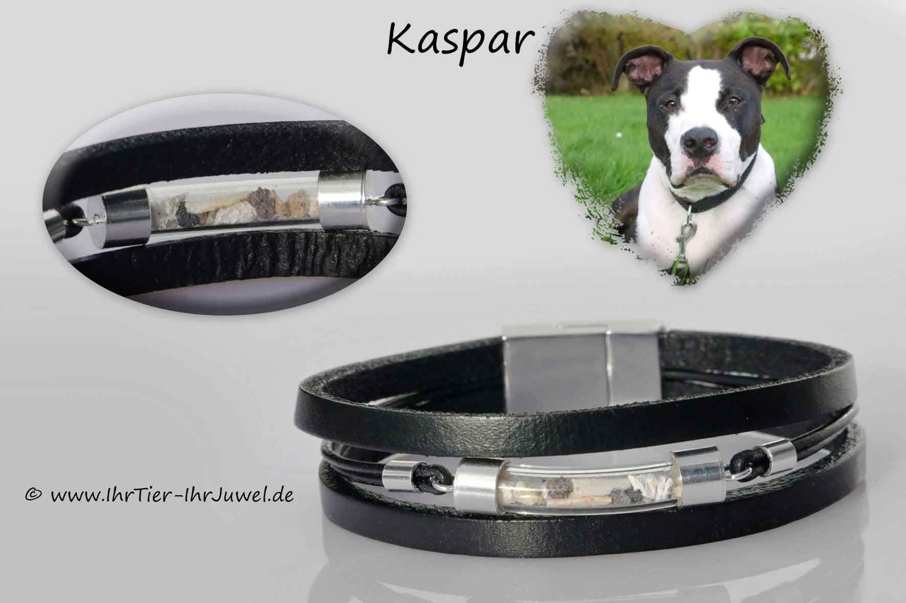 Erinnerungsschmuck Armband mit Tierasche Gedenkschmuck Ascheschmuck