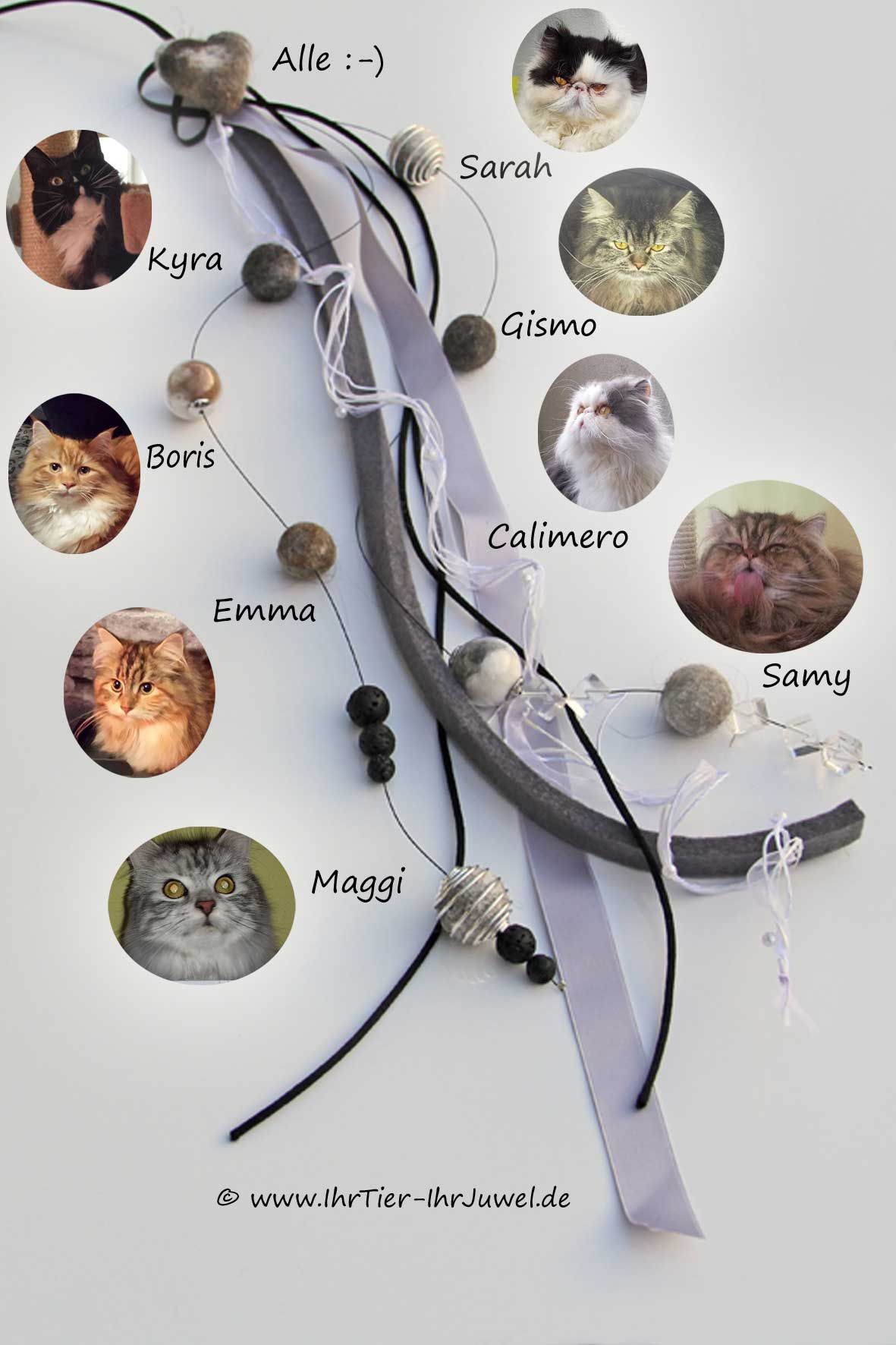 Erinnerungsschmuck aus Katzenhaar Wanddekoration aus Katzenhaaren