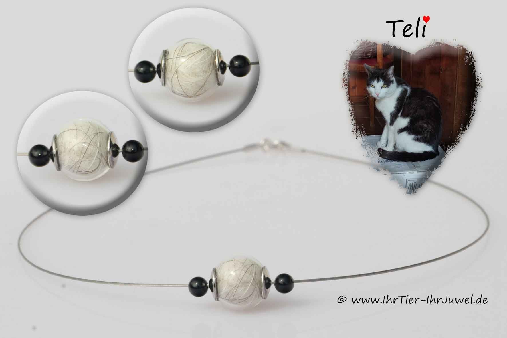 Erinnerungsschmuck geliebte Katze Fellandenken Tierhaarschmuck Felljuwelen