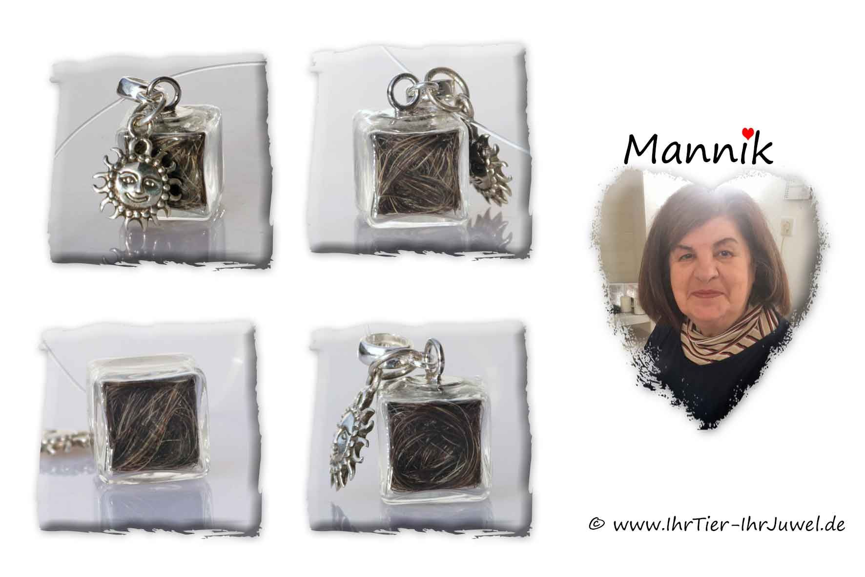 Gedenkschmuck Erinnerung an Mutter Schmuck mit Menschenhaaren